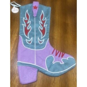 Target Bullseye 16" Cowboy Boot Christmas Stocking - NEW!